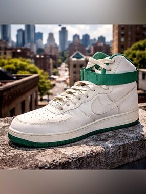 Nike Air Force 1 High Neptune Green CD0910-101 Men’s Size 10 M White Green